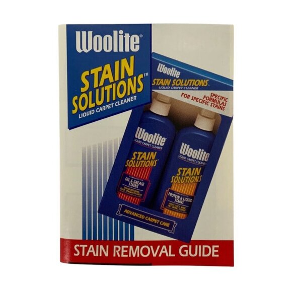 Vintage 1997 Woolite Stain Solutions Liquid Carpet Cleaner Sprays 18 Fl Oz Each - Picture 5 of 5
